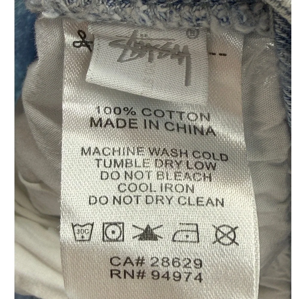 Stussy light wash
